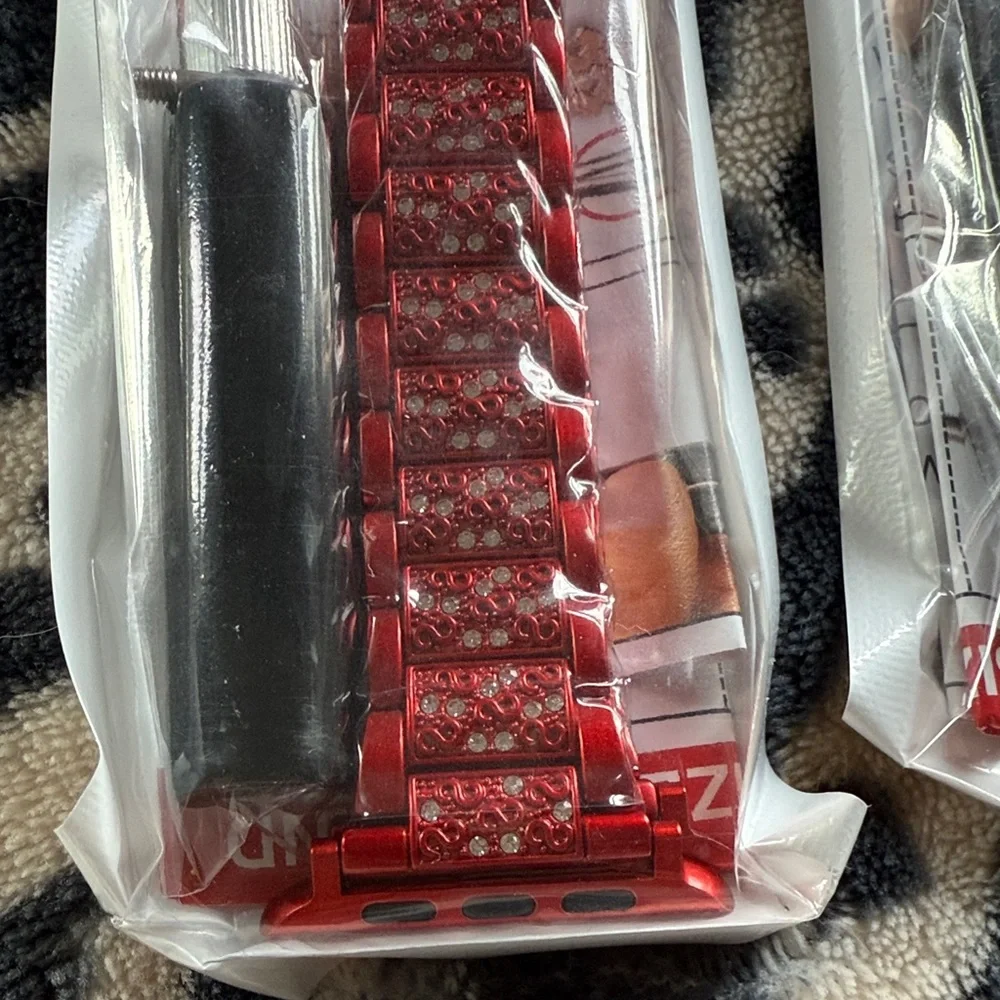 Red Smartwatch Band Set of 3